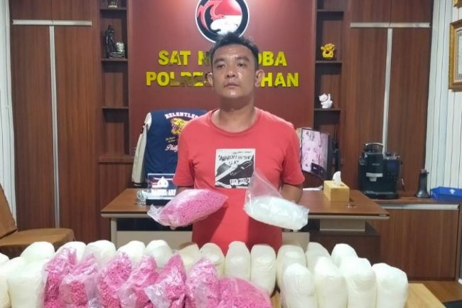 20 Kilogram Sabu dan 40.000 Butir Esktasi Jaringan Internasional Ditangkap di Delitua, Empat Orang Diamankan
