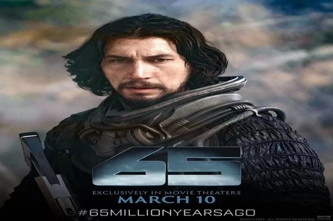 Sinopsis Film 65 Sedang Tayang di di Bioskop April 2023, Pesawat Adam Driver Menabrak Asteroid