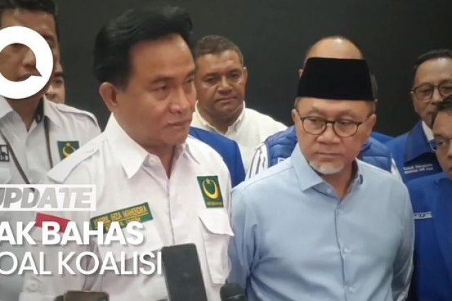 Isi Pertemuan Zulhas dan Yusril di Markas PAN