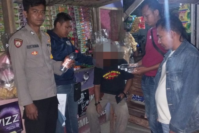 Puluhan Liter Ciu Diamankan Polsek Widasari Dalam Pelaksanaan Patroli KRYD