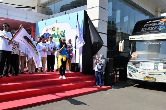 Kementerian ESDM Berangkatkan 31 Bus untuk Mudik Gratis 2023