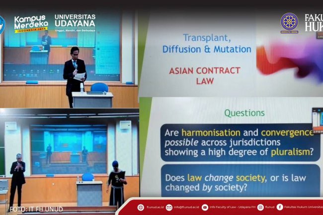 Implementasi Kerja Sama Internasional FH Unud bersama Recital Doshisha University