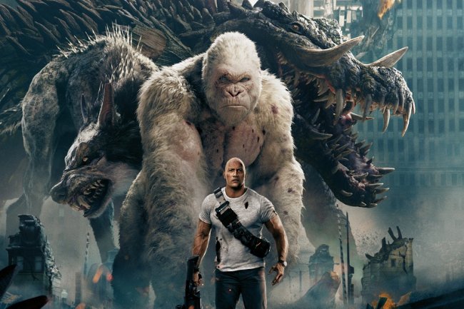 Sinopsis Film Rampage: Aksi Dwayne Johnson Hentikan Monster Raksasa yang Mengamuk
