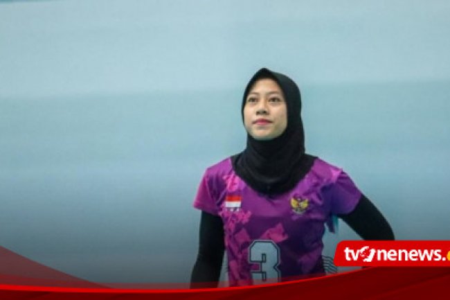 Jadi Sorotan Media Luar, Atlet Voli Cantik Megawati Pertiwi Jadi Pemain Voli Berhijab Pertama di Korea Selatan