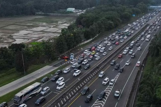 One Way Arus Balik di Tol Kalikangkung-Cikampek Diperpanjang