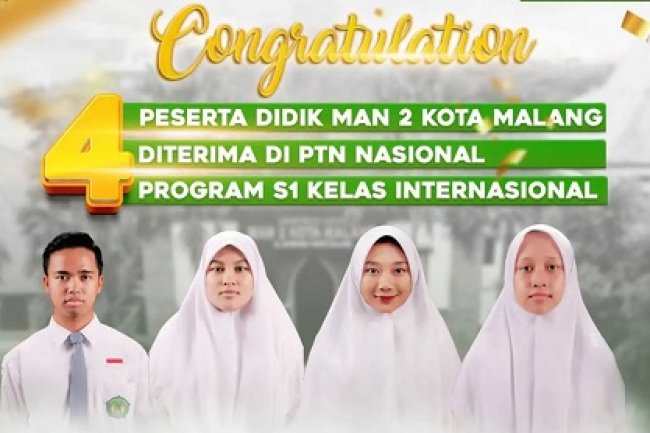 Empat Siswa Diterima Prodi Internasional