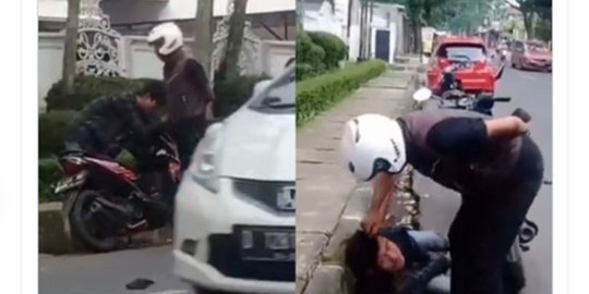 Video Pemuda Kejang-Kejang Usai Dihantam Pria Berhelm di Cimahi, Ini Kata Polda Jabar