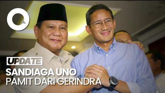 Permintaan Maaf dan Surat dari Sandiaga untuk Prabowo