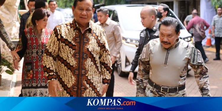 Kunjungi Widodo AS dan Hendropriyono, Prabowo Kenang Masa-masa Jadi Prajurit TNI