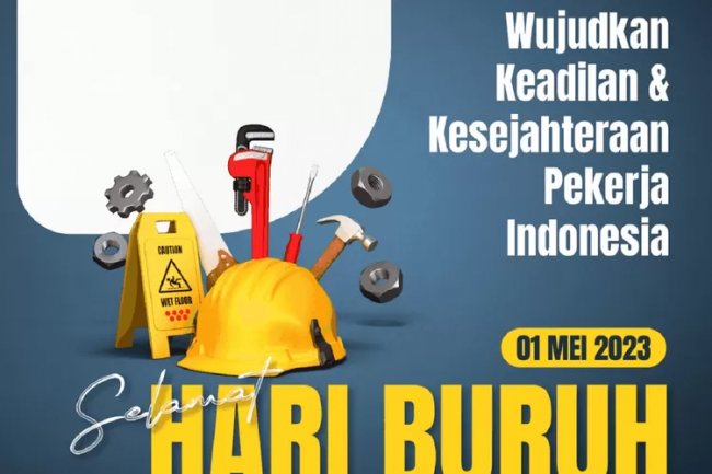 Terbaru! 11 Twibbon Hari Buruh 2023 Nasional dan Internasional, Cocok Jadi Status Pekerja pada 1 Mei