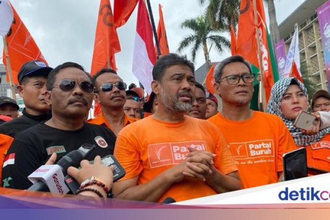 Pembelaan Partai Buruh soal Bendera Parpol Berkibar di May Day