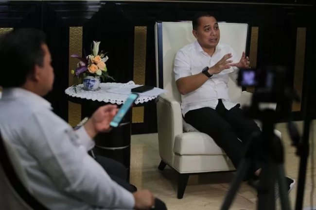 Wali Kota Surabaya Eri Cahyadi Paparkan Penanganan Covid-19 di Forum Internasional