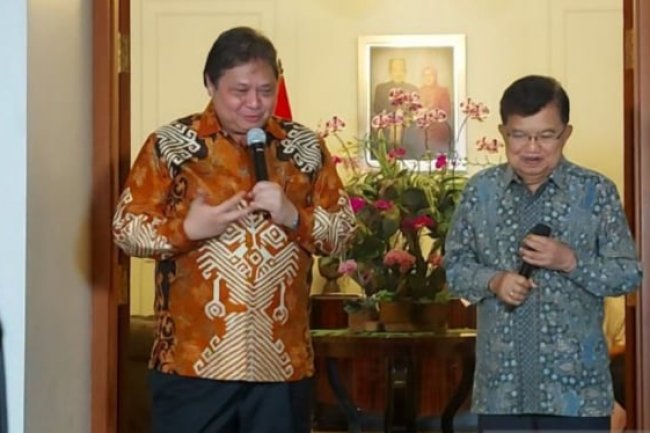 JK Bicara Peluang Duet Airlangga Hartarto, Prabowo Subianto dan Anies Baswedan
