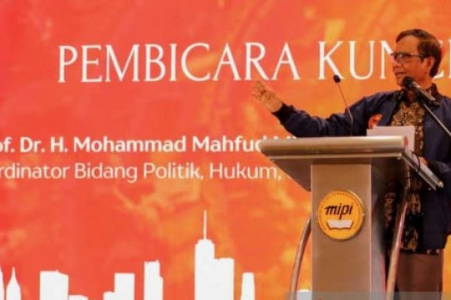 Mahfud MD: Ada yang Baru Keluar Penjara sebagai Koruptor Berpidato Ajak Perangi Koruptor
