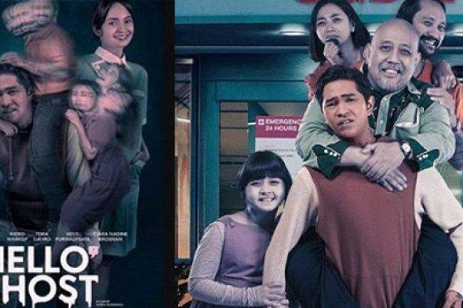 Sinopsis Film Hello Ghost, Dibintangi Indro Warkop Sebagai Hantu, Mulai Tayang Besok di Bioskop - Tribun-medan.com