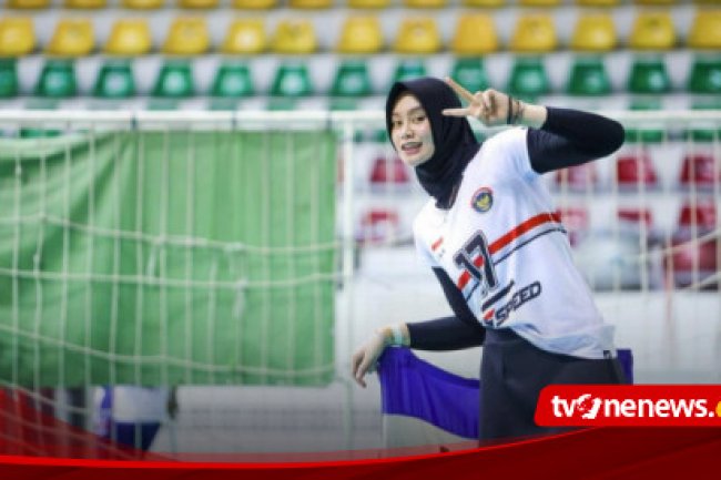 Wilda Nurfadhilah Jadi Sorotan Voli Dunia, Atlet Voli Pertama yang Berhijab dalam Sejarah di Ajang SEA Games