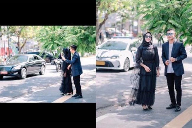 Bakal Berkesan Seumur Hidup, Mobil Presiden Jokowi Jadi Latar Belakang Foto Prewed Calon Pengantin