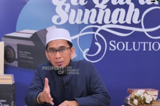 Begini Jawaban Ustaz Adi Hidayat Saat Ditanya Tarif Sekali Ceramah