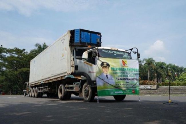 Tembus Pasar Internasional, 54 Ton Ubi dan Jahe Kabupaten Bandung Diekspor ke Malaysia