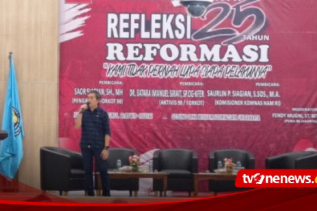 Diskusi 25 Tahun Reformasi PENA 98: Kami Tak Pernah Lupa Siapa Pelakunya