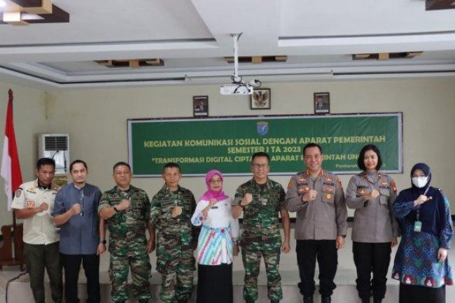 Wakapolres Kubu Raya Hadiri Kegiatan Komunikasi Sosial dengan Aparat Pemerintah di Kodim Pontianak