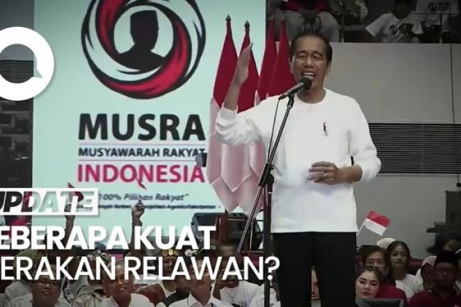 Pidato Berapi-api ke Relawan, Jokowi Dinilai Mau Jadi King Maker