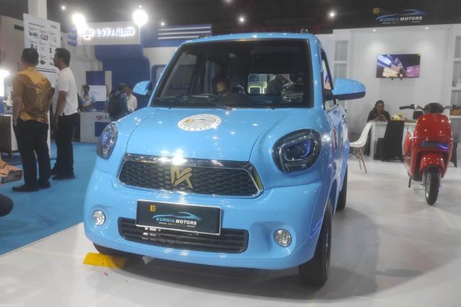 Khusus di PEVS 2023, Mobil Listrik Mungil Ini Cuma Rp 85 Juta