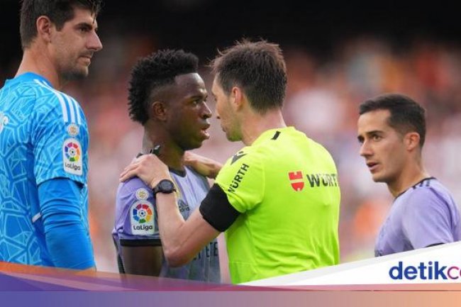 Kartu Merah Vinicius Dicabut Usai Insiden Rasisme di Mestalla