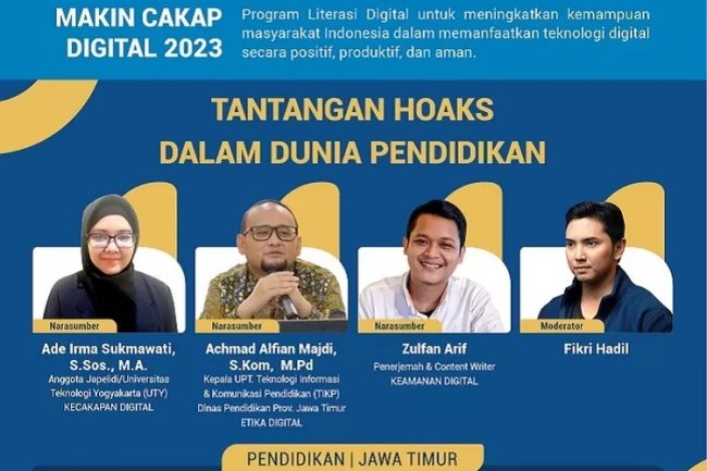 Arus Teknologi Informasi Alami Percepatan, Seperti Apa Tantangan Hoaks dalam Dunia Pendidikan?