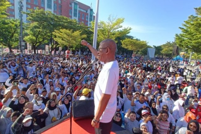 Orasi Reformasi Pius Lustrilanang Pukau 70 Ribu Warga Makassar