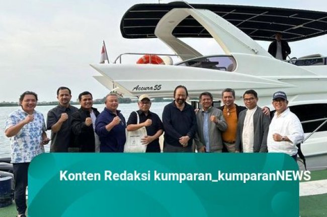 Diam-diam, Surya Paloh Bertemu Pimpinan Parpol Koalisi Pengusung Anies di Pulau