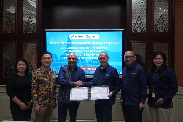 Pertagas Niaga Teken MoU dengan Marriot Internasional Group Dukung Upaya Dekarbonisasi Sektor Perhotelan