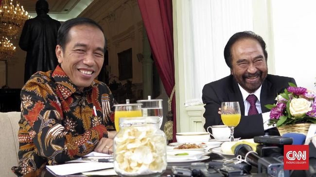 Surya Paloh Soal Hubungan ke Jokowi: Kalau Minus, Sulit Naik Kembali