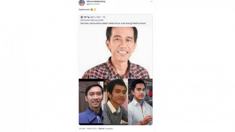 Ibas Disebut Netizen Sebagai Putra Sulung Presiden Jokowi, Ini Respon Gibran