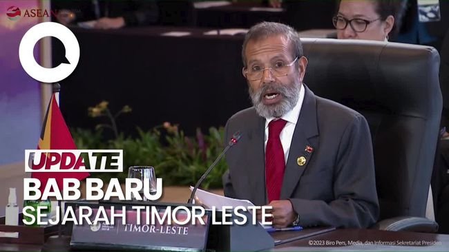 Momen Pertama Kali PM Timor Leste Bicara di KTT ASEAN