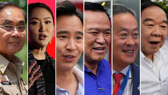 Daftar Nama Calon Perdana Menteri Thailand Jelang Pemilu 14 Mei