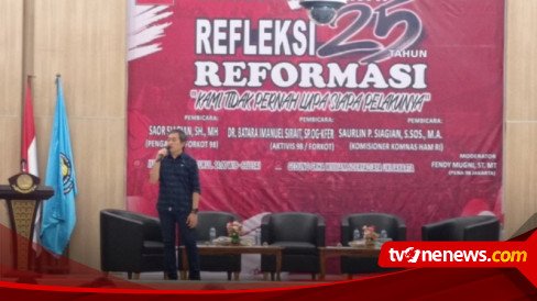 Diskusi 25 Tahun Reformasi PENA 98: Kami Tak Pernah Lupa Siapa Pelakunya