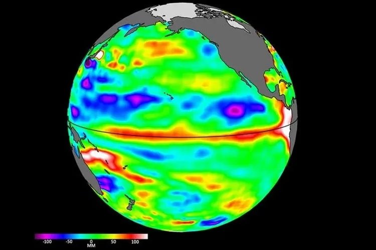Deteksi Dini El Nino oleh Satelit Permukaan Laut Internasional Sentinel 6 Michael Freilich