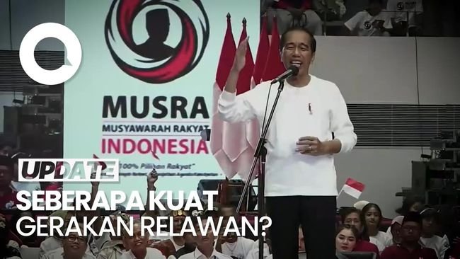 Pidato Berapi-api ke Relawan, Jokowi Dinilai Mau Jadi King Maker