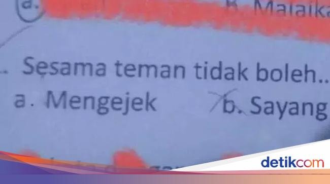 Jawaban Ulangan Bocil yang Bikin Tepok Jidat, Ada-ada Aja!