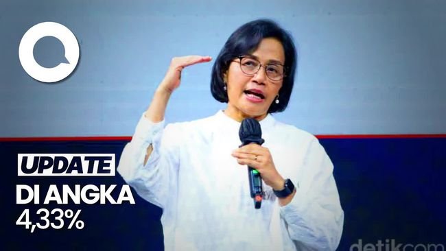 Kabar Baik dari Sri Mulyani: Inflasi RI Terus Turun