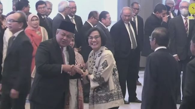 Top! JK, Sri Mulyani & Mahfud Hadiri Pelantikan Perry Warjiyo