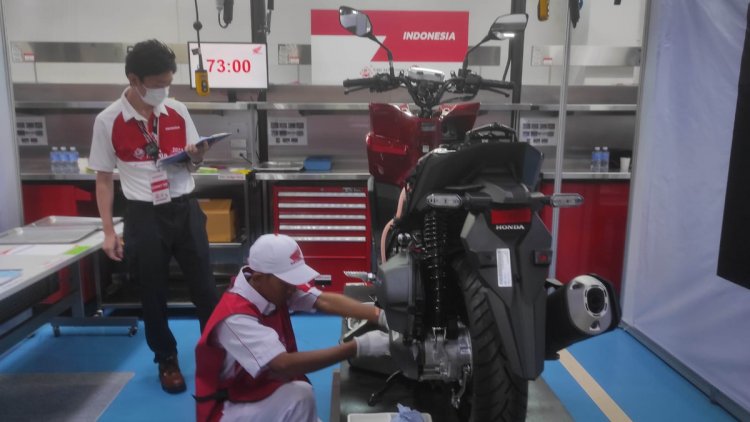 Adu Keterampilan Mekanik Jadi Strategi Honda Tingkatkan Layanan ke Konsumen