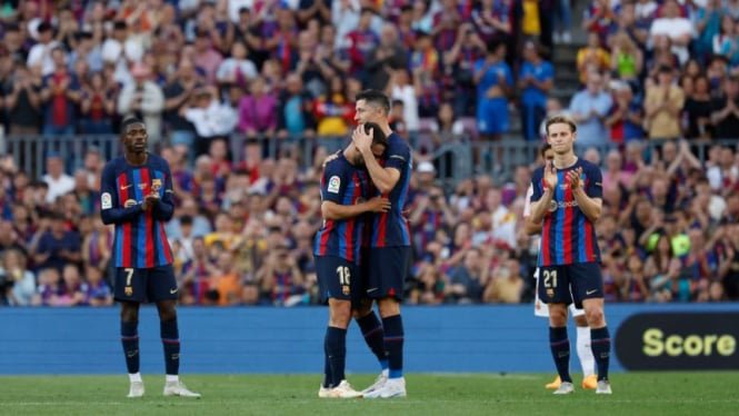 Lakoni Pertandingan Menguras Emosi, Barcelona Pamit dari Camp Nou