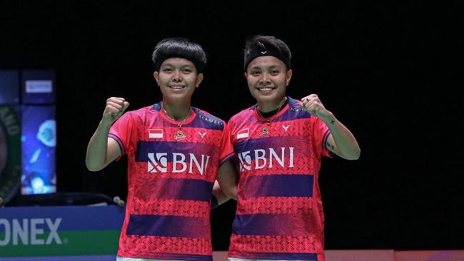 Hasil Thailand Open 2023: Apriyani/Fadia Mulus ke 16 Besar