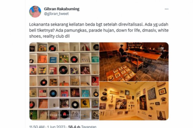 Pamer Kondisi Lokananta, Gibran Malah Disumpahin Mati Netizen: Cepet Nyusul Glen