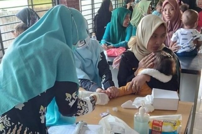 Cegah Hepatitis B Pada Balita, Dinkes Demak Screening HBsAg