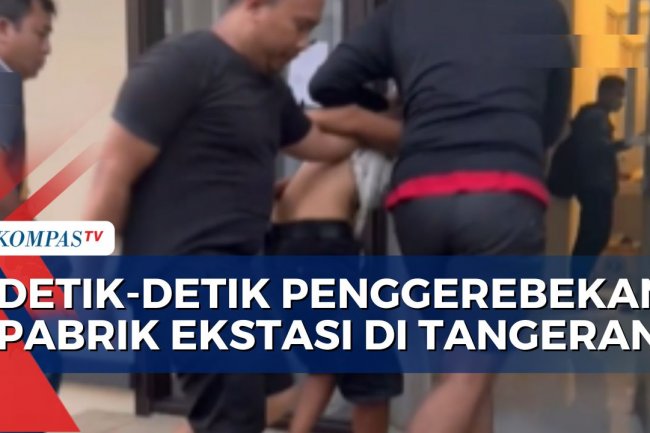 Gerebek Pabrik Ekstasi Jaringan Internasional di Tangerang, Polisi Tangkap 2 Pelaku!