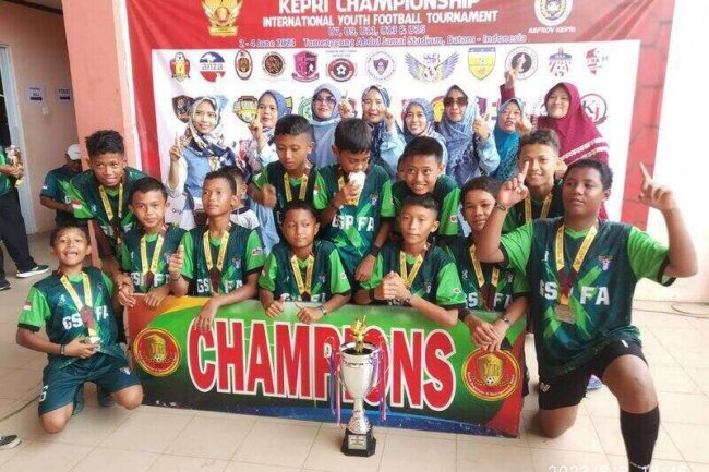 GSP FA U13 Juara Kepri Internasional Youth Football 2023