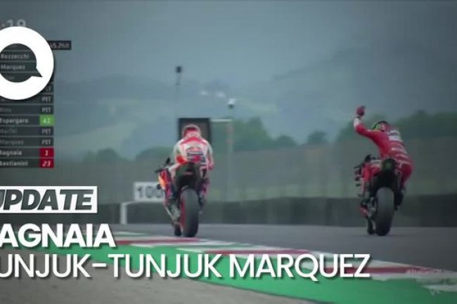 Saat Bagnaia Mencak-mencak ke Marquez